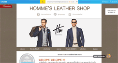 Desktop Screenshot of hommesleather.com